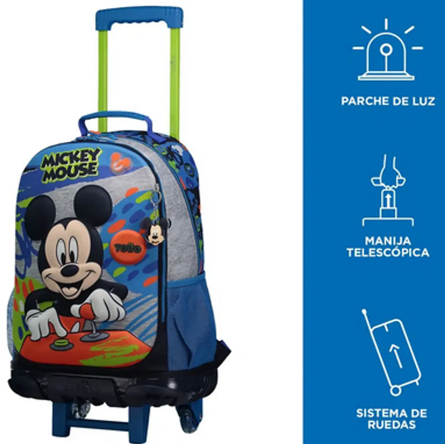 Morral Con Ruedas Mickey L 4