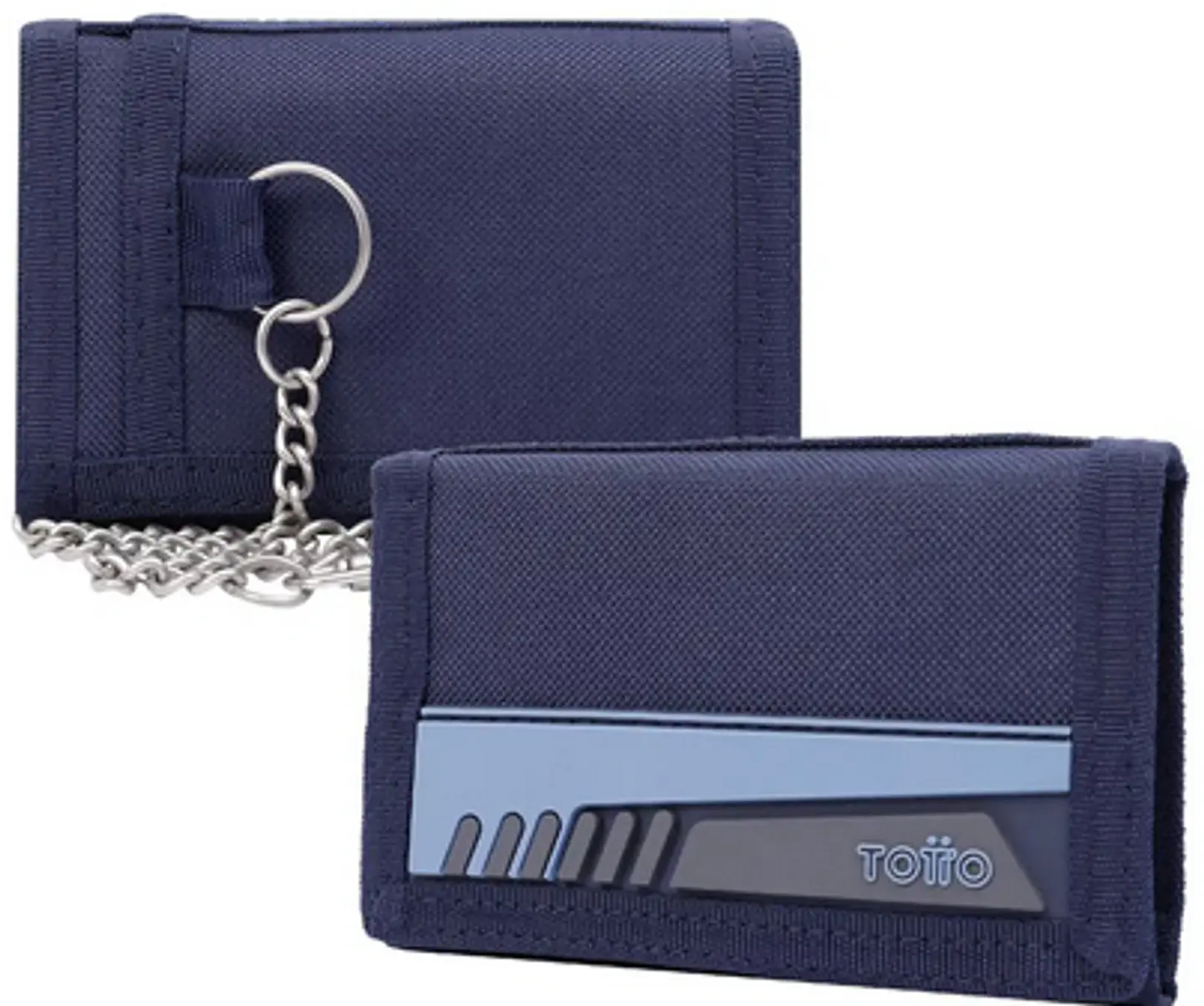 Billetera Lona Rfid Con Cadena Meeting 30