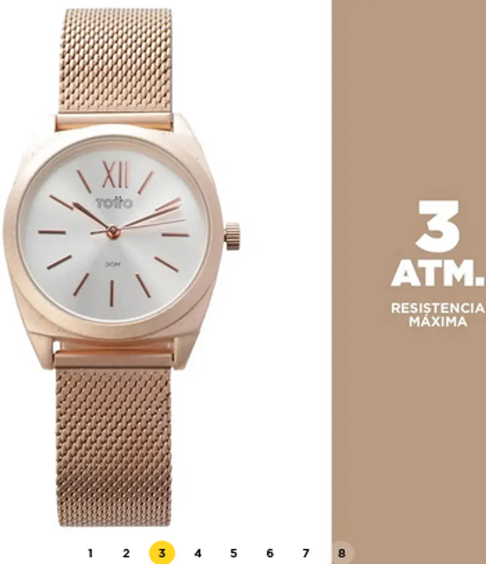 Reloj Analogo 3 Atm Birhan 5