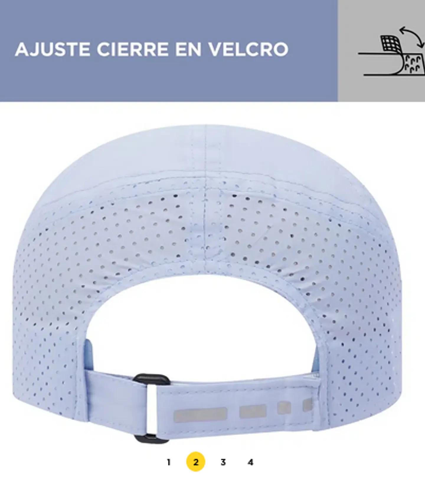 Gorra Filtro Uv +50 Beisbolera Unicolor Bakir 10