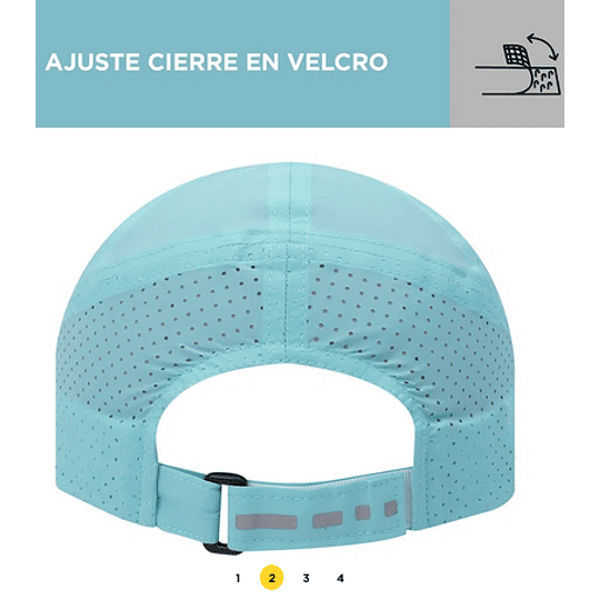 Gorra Filtro Uv +50 Beisbolera Unicolor Bakir