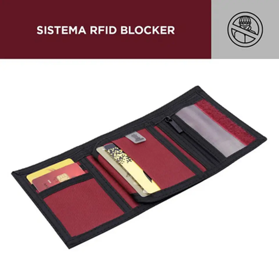 Billetera Lona Rfid Conferencia 7