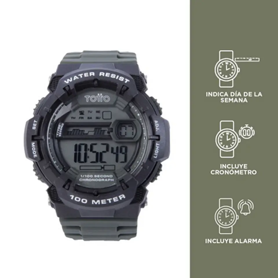 Reloj Digital 10 Atm Ckey 13