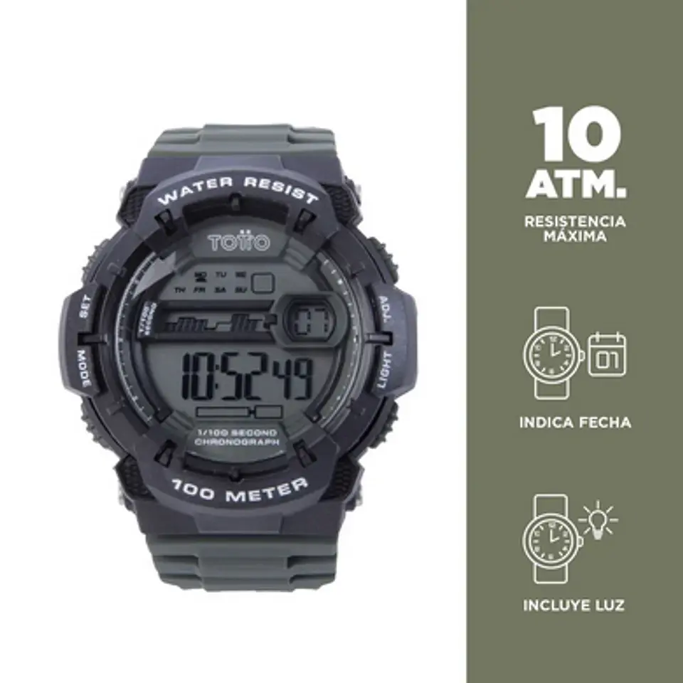 Reloj Digital 10 Atm Ckey 14