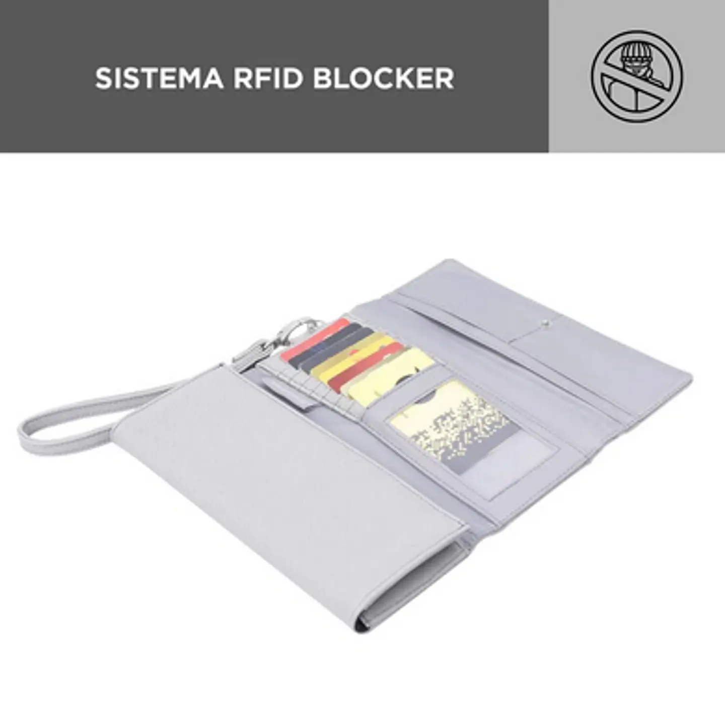 Billetera Pu Leather Rfid Lena 13