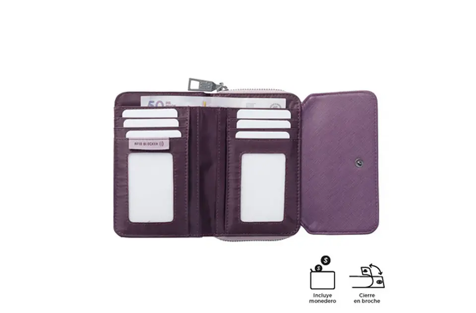 Billetera Pu Leather Rfid Cancri  19