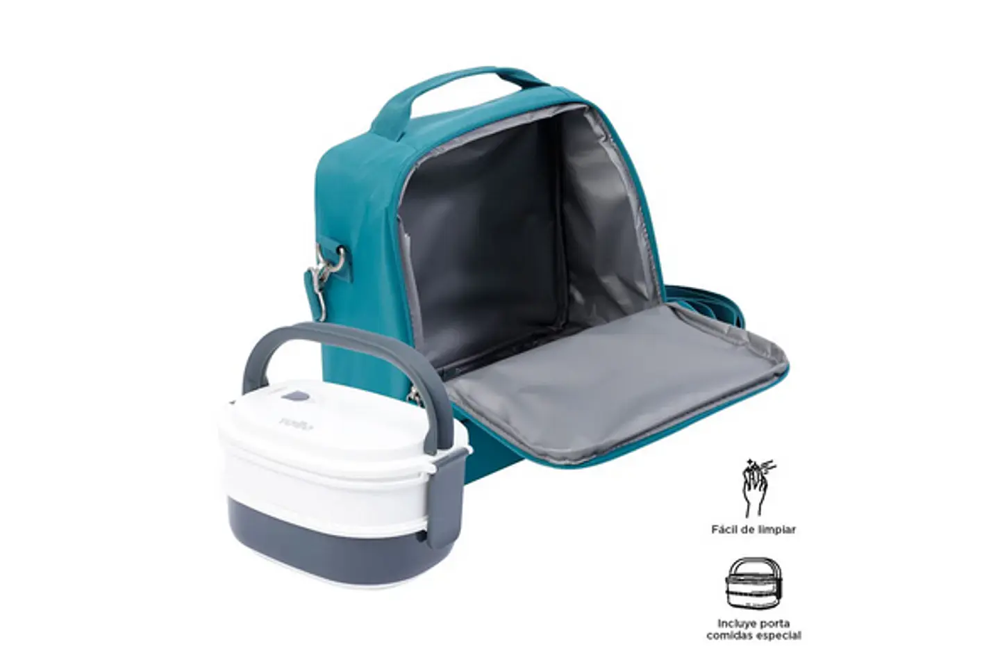 Lonchera Para Mujer Con Recipientes Plasticos Adelaide 4