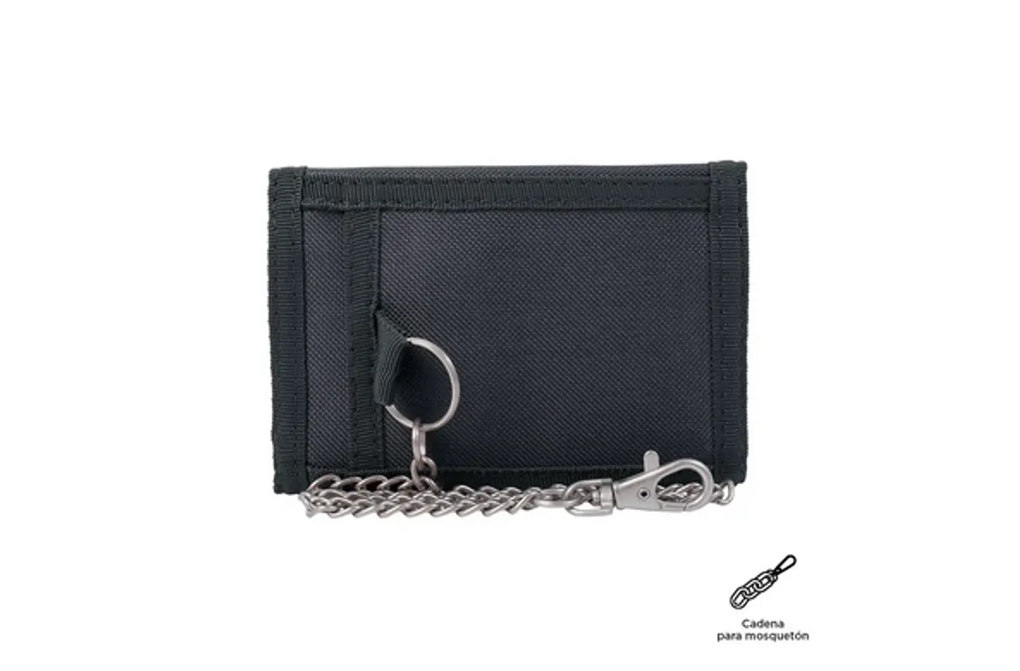 Billetera Lona Rfid Con Cadena Meeting 40