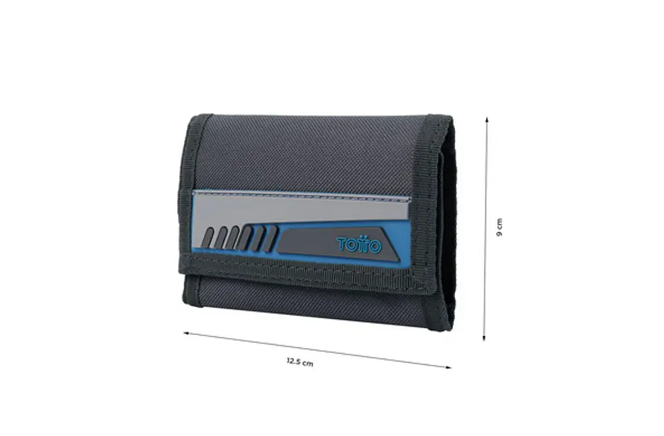 Billetera Lona Rfid Con Cadena Meeting 37