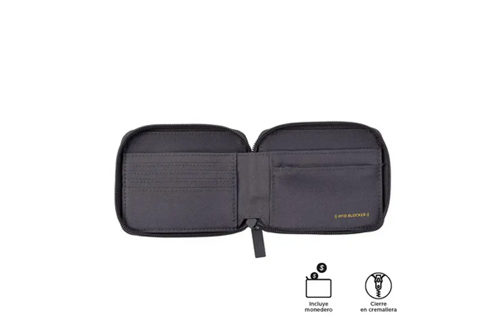 Billetera En Lona Rfid Maldonado  8