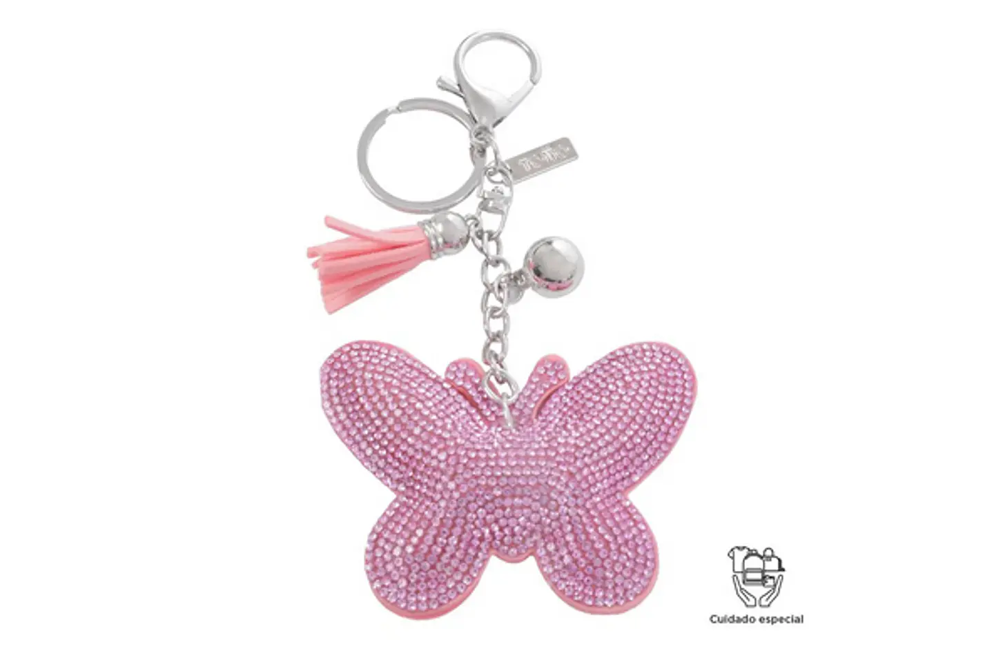 Llavero En Pu Leather Mariposa 1