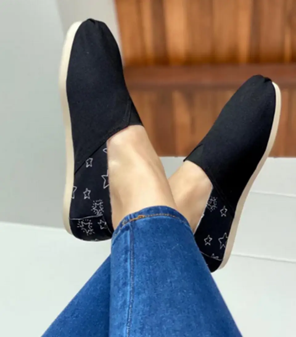 Zapato Pera D.K  Negro/Estrella 1