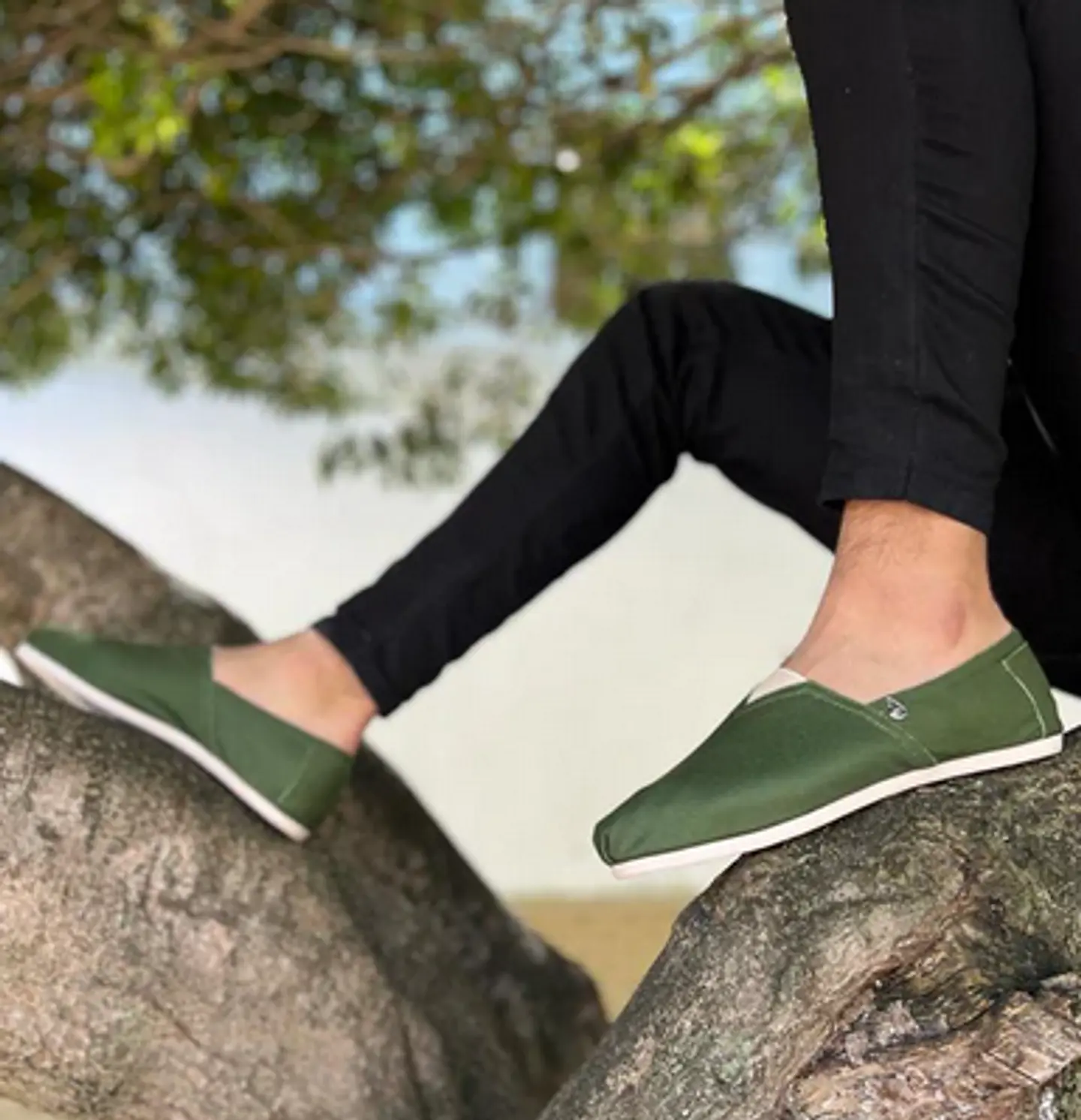 Zapato Pera D.K Verde Militar 1