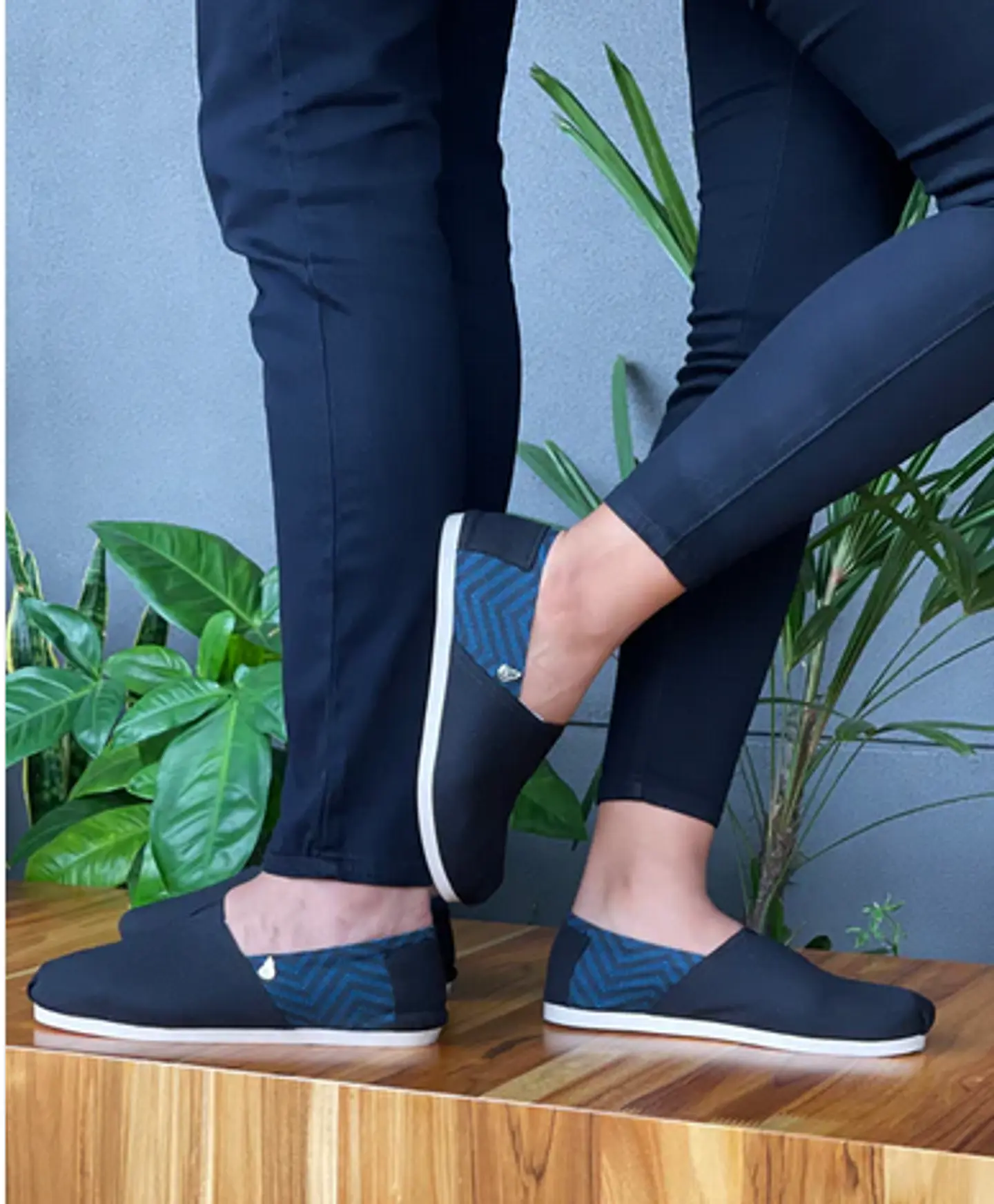 Zapato Pera D.K Negro/Azul 1