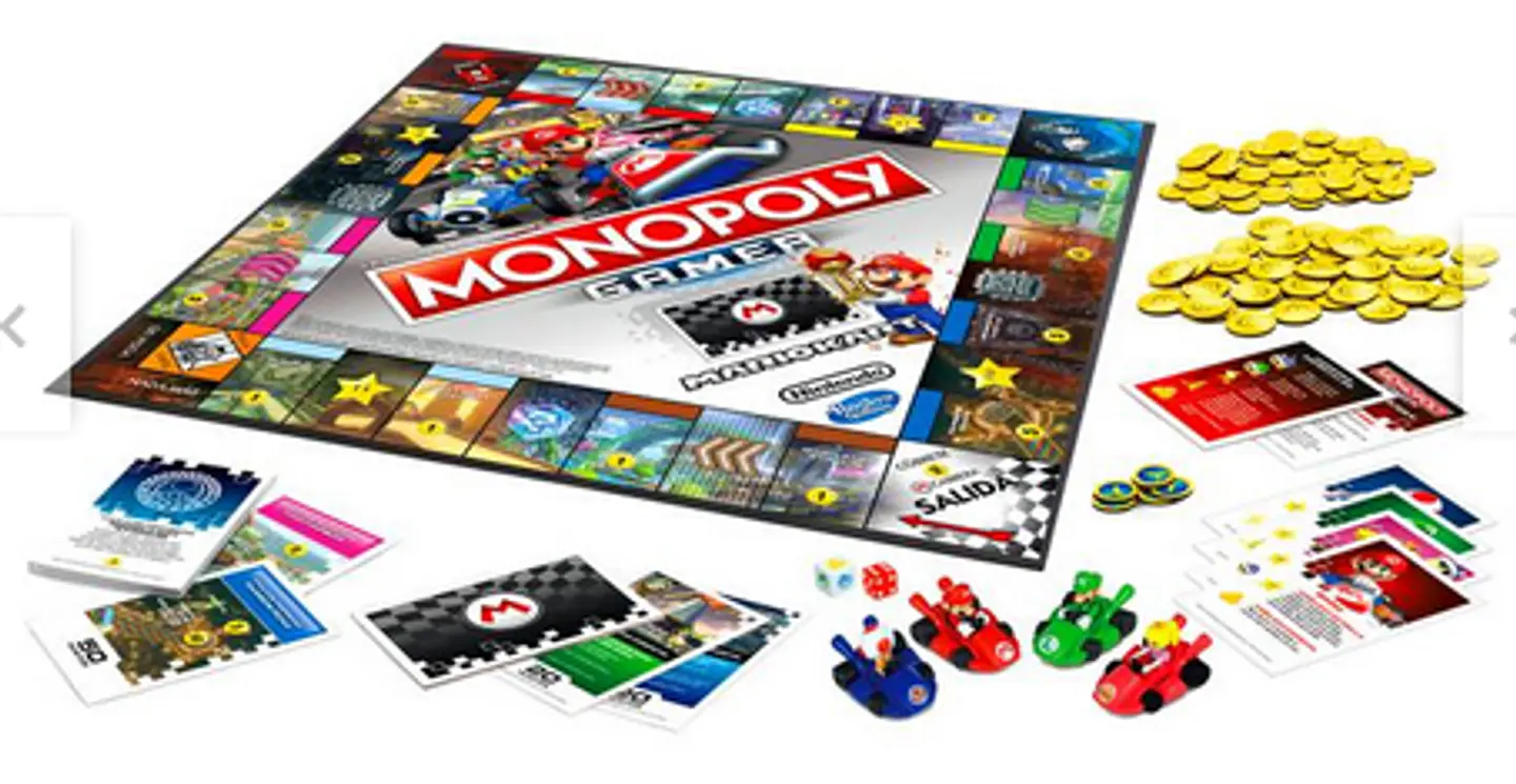 Juego de Mesa Monopoly Mario Kart 3