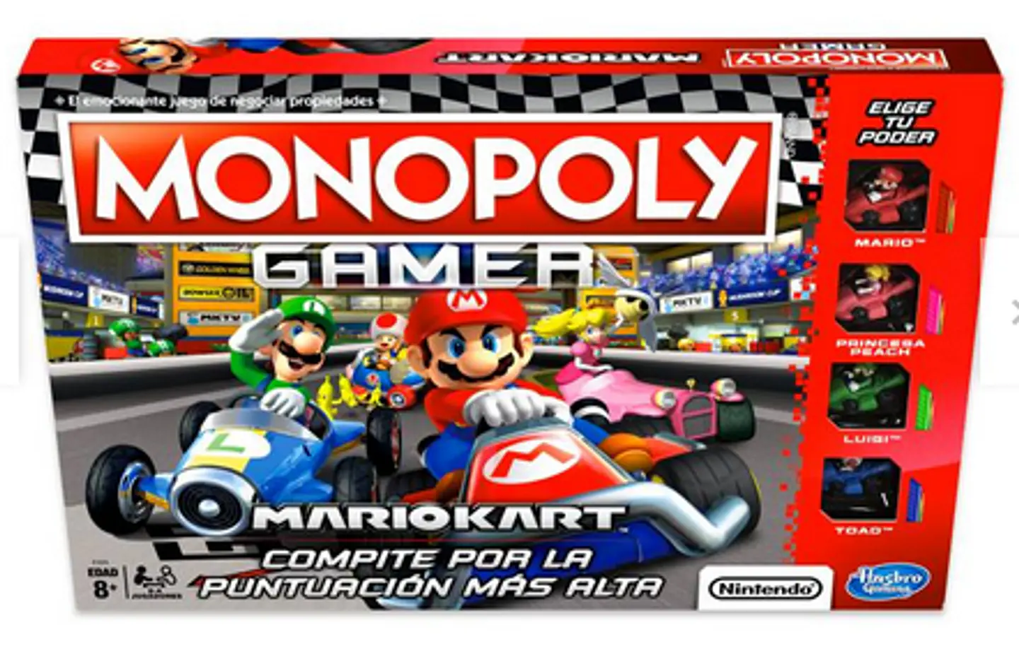 Juego de Mesa Monopoly Mario Kart 1
