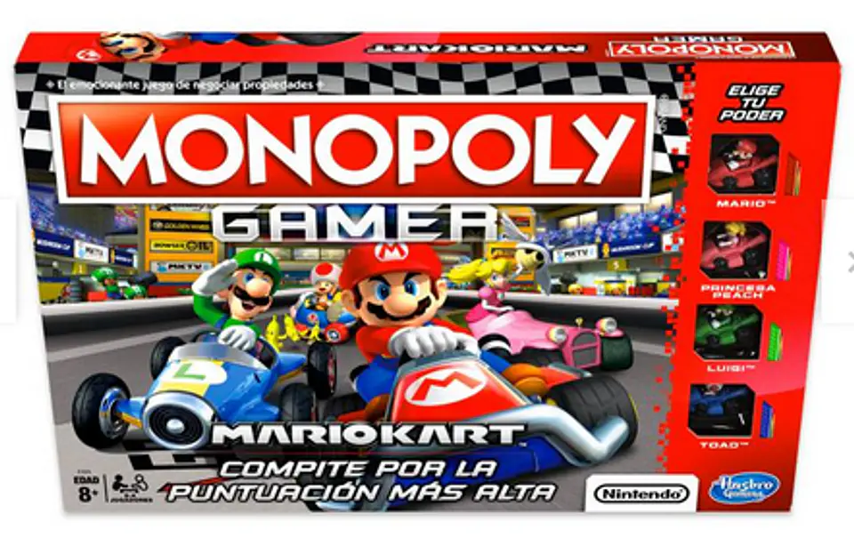 Juego de Mesa Monopoly Mario Kart 1