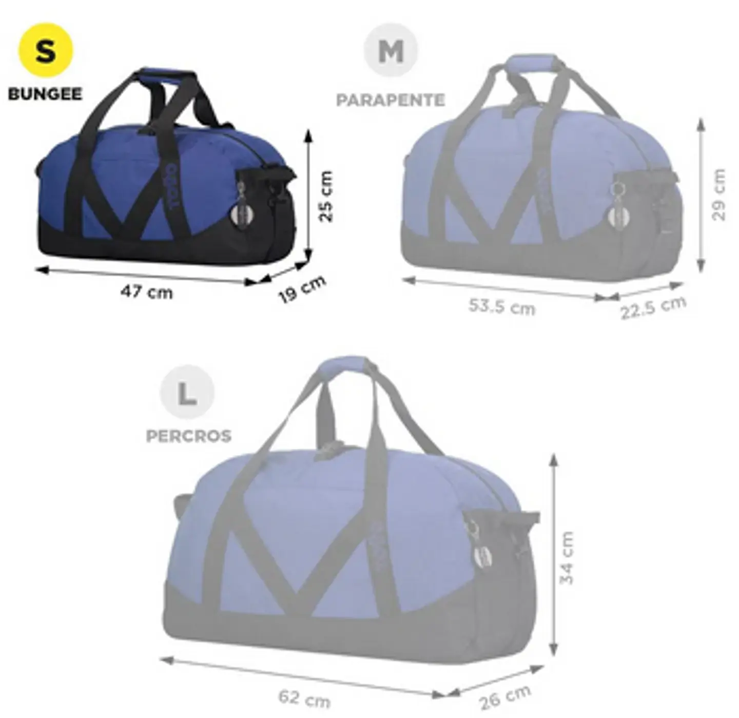 Maleta Deportiva Pequeña Bungee  18