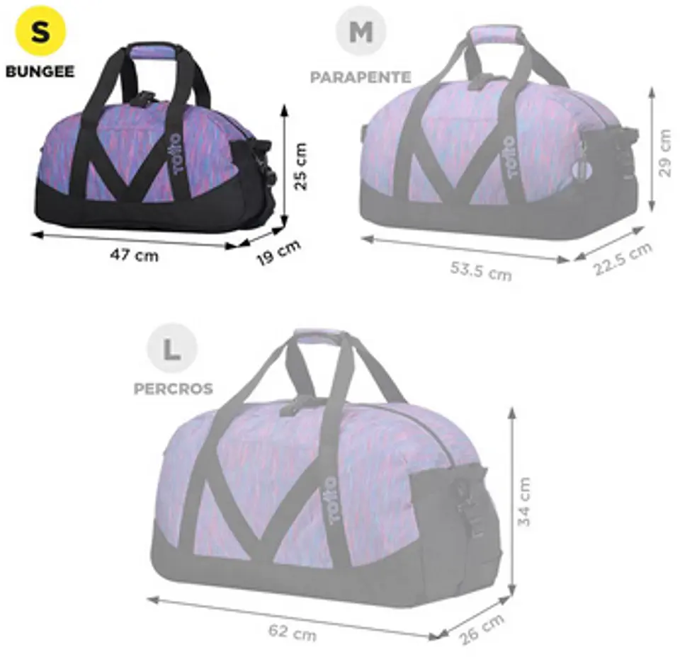 Maleta Deportiva Pequeña Bungee  30