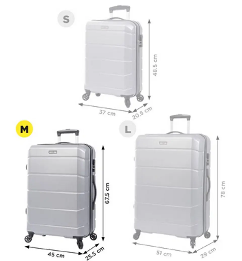 Maleta Viaje 360 Rayatta M 7