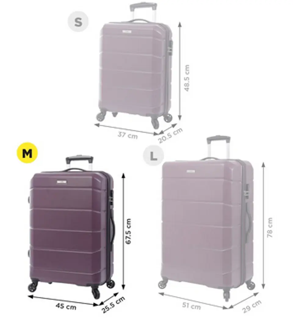Maleta Viaje 360 Rayatta M 2