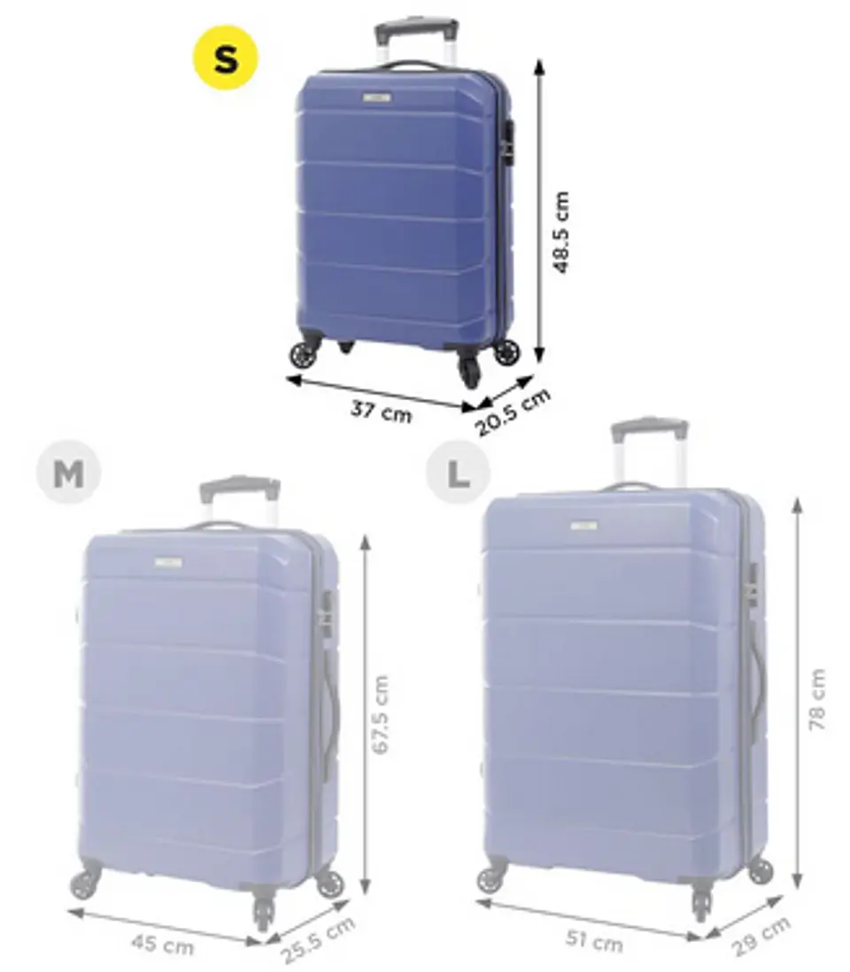 Maleta Viaje 360 Rayatta S 2