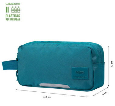 Cartuchera Ecofriendly Unicolor Marañon 23