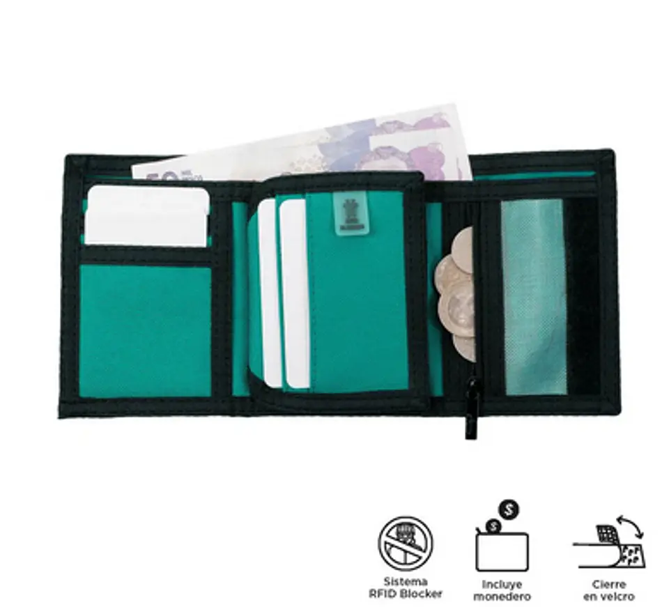 Billetera Lona Rfid Conferencia 13