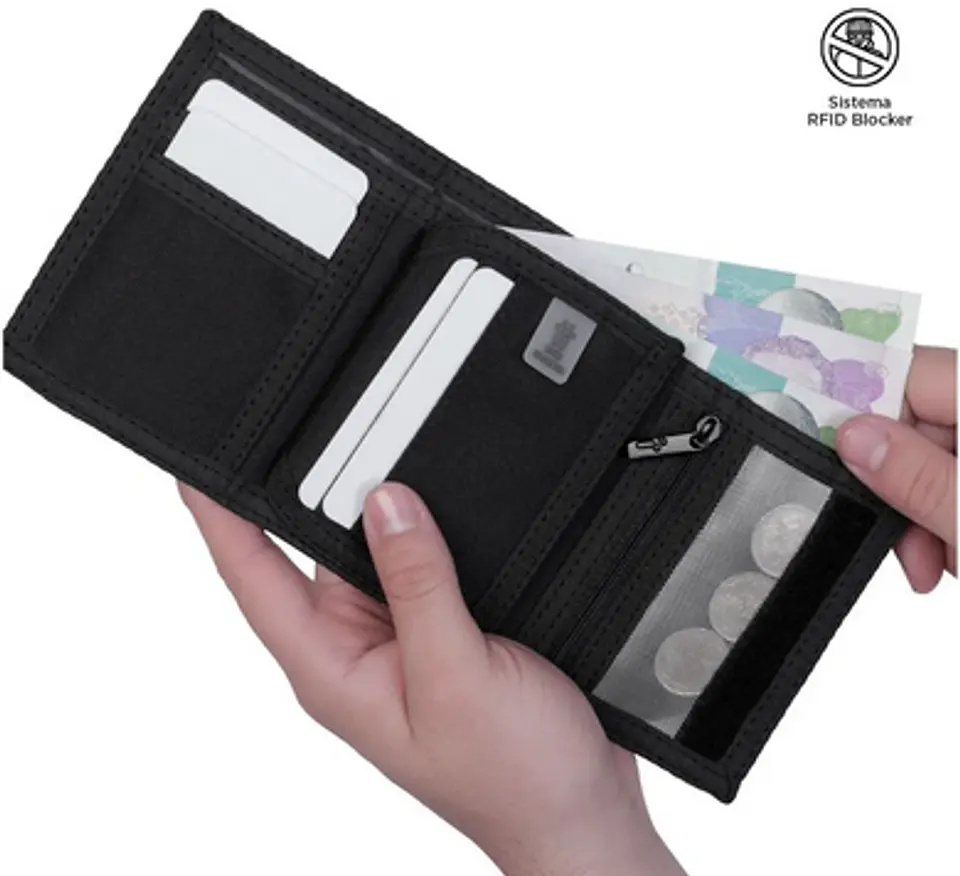 Billetera Lona Rfid Conferencia 18