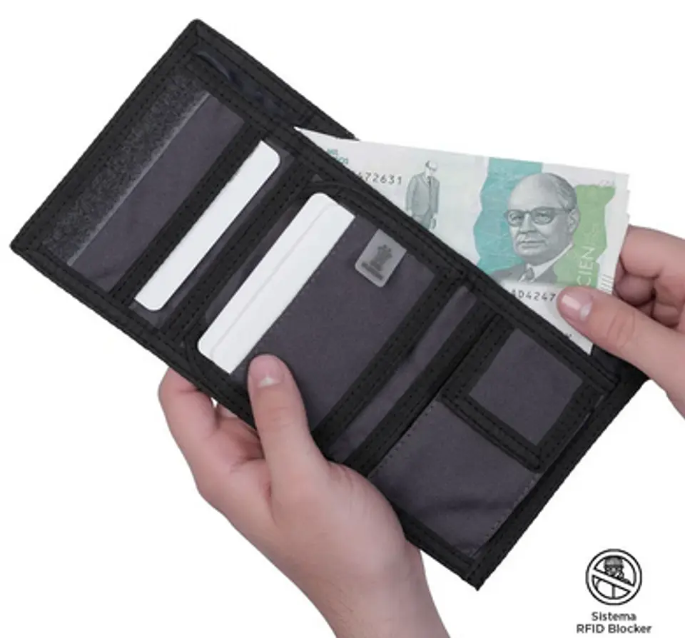 Billetera Lona Rfid Candombe  24