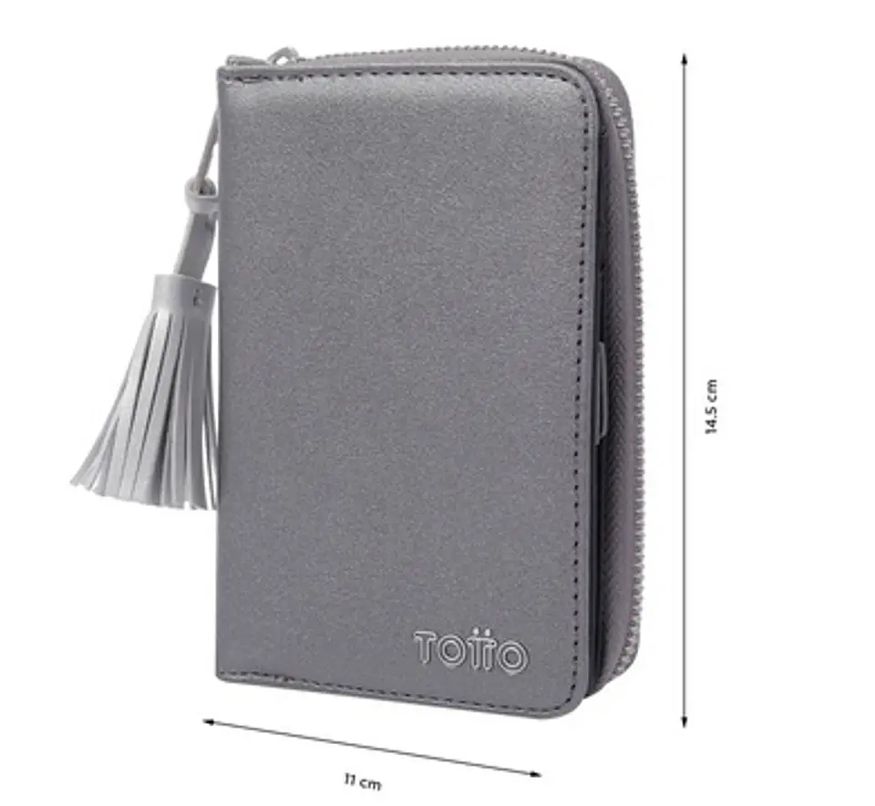 Billetera Pu Leather Rfid Sepia 12
