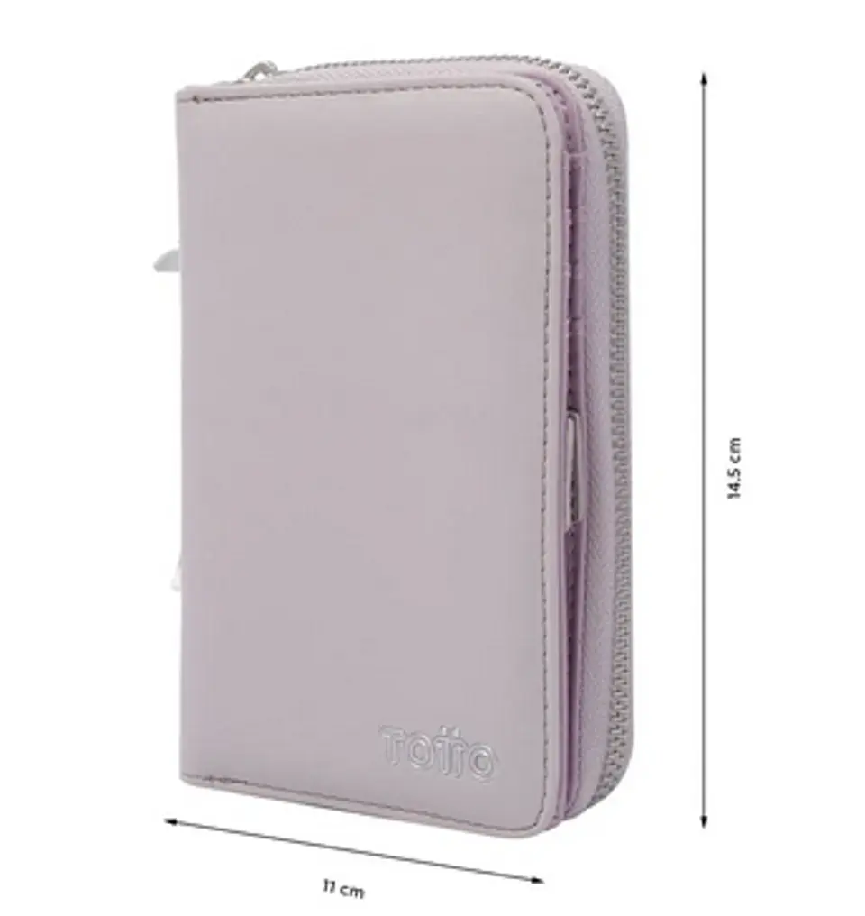 Billetera Pu Leather Rfid Sepia 17