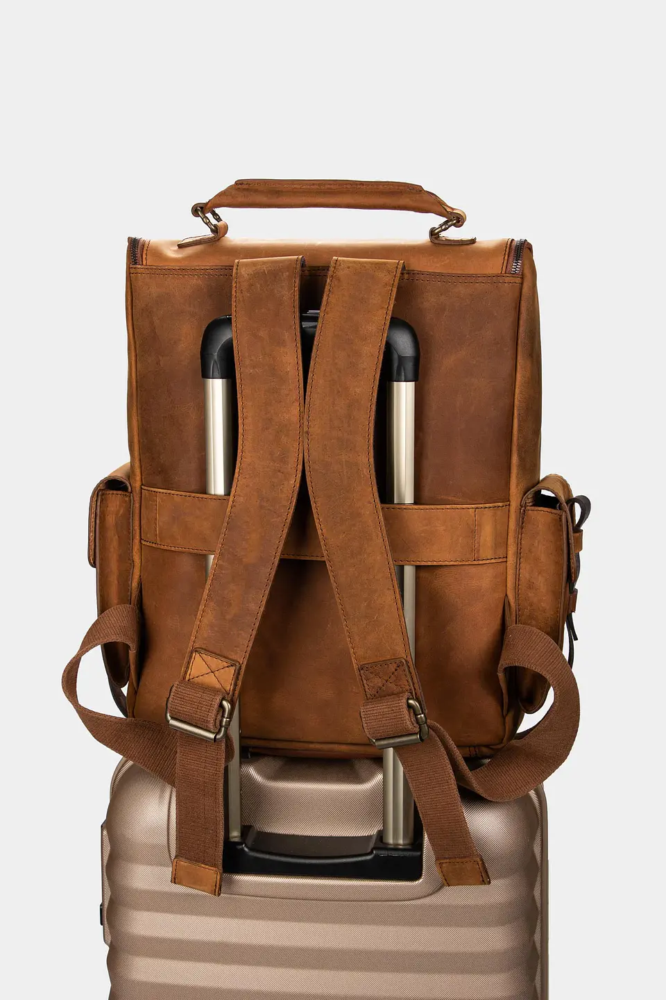 Morral Archeology  de Cuero Vintage Miel 7