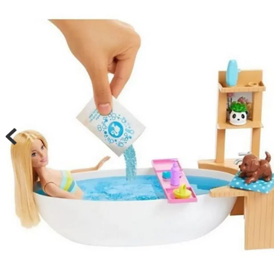 Barbie Baño de Espuma 3
