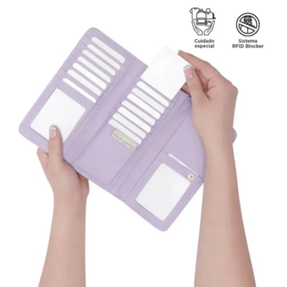 Billetera Pu Leather Rfid Subra 5