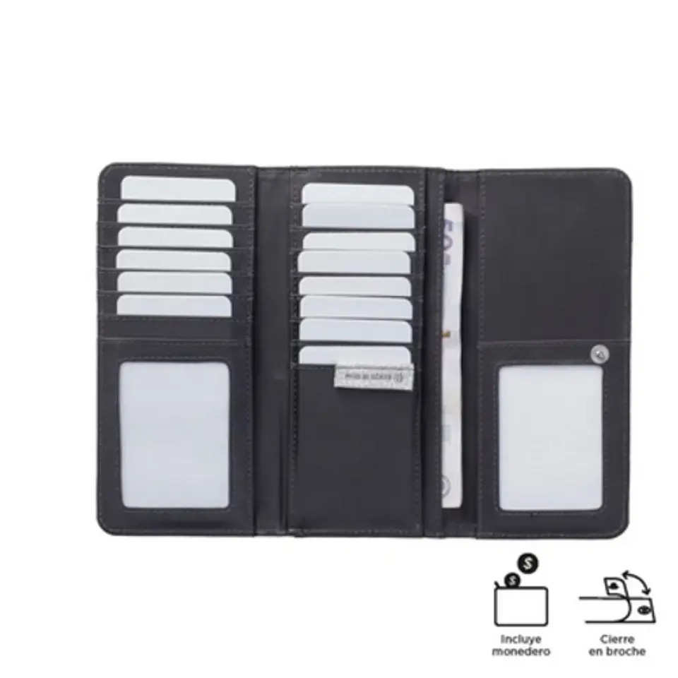 Billetera Pu Leather Rfid Subra 11