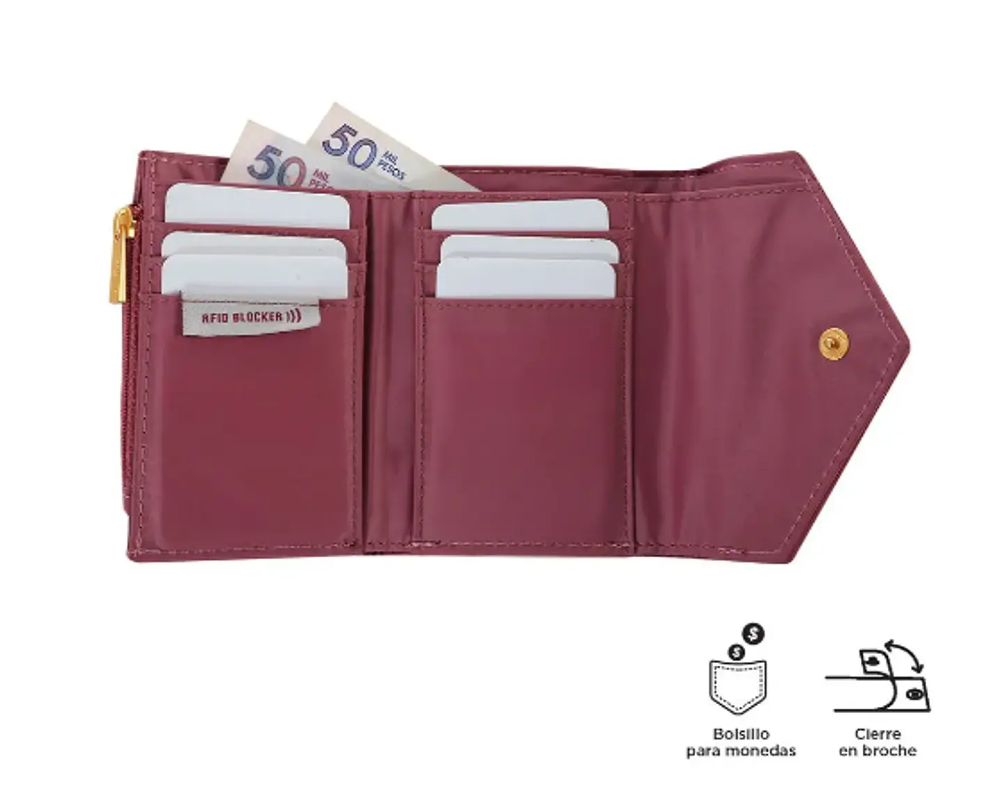 Billetera Pu Leather Rfid Neysa  27