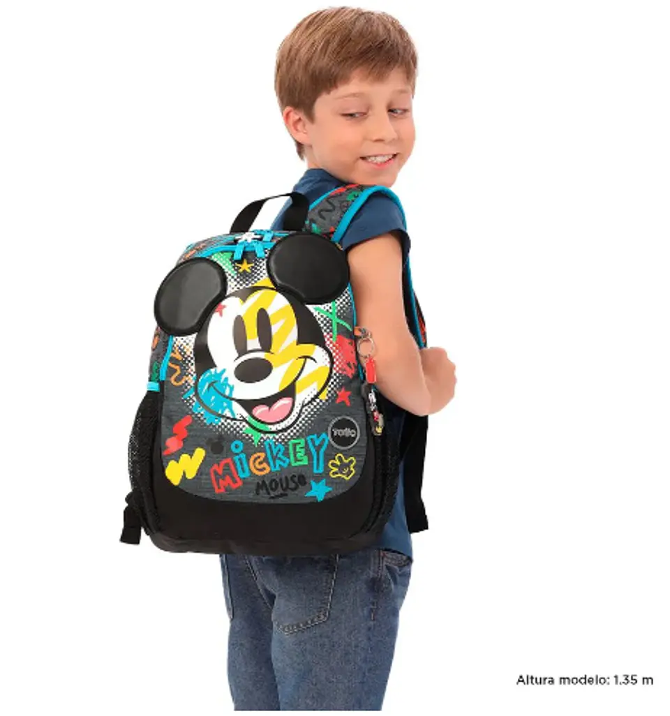 Morral Mickey M Gris 3