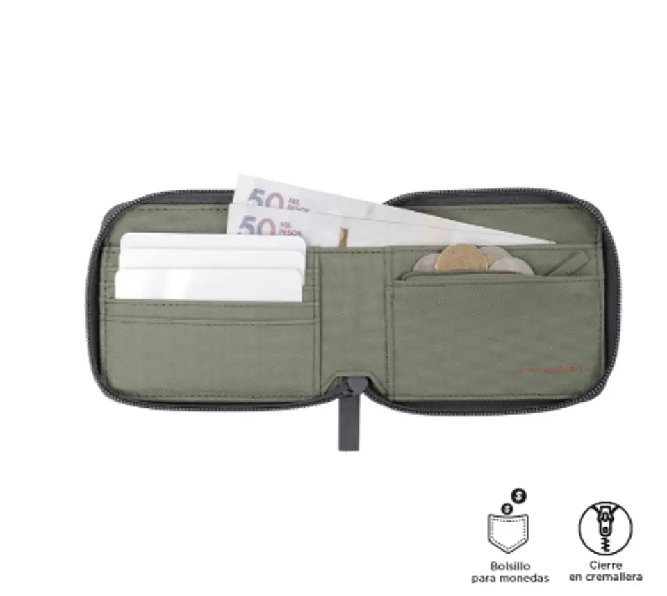 Billetera En Lona Rfid Maldonado  14