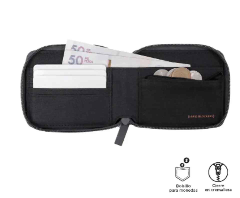 Billetera En Lona Rfid Maldonado  3