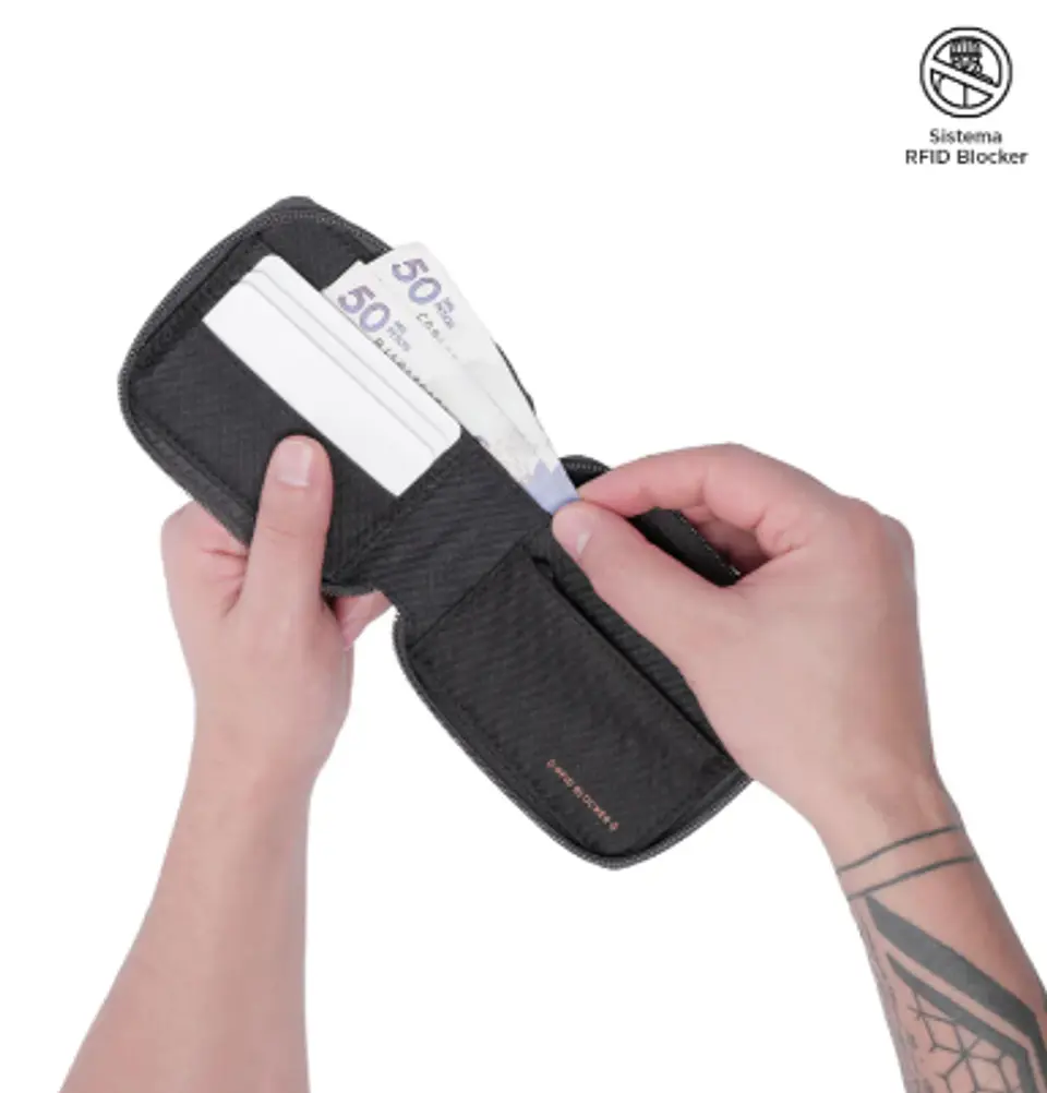 Billetera En Lona Rfid Maldonado  4