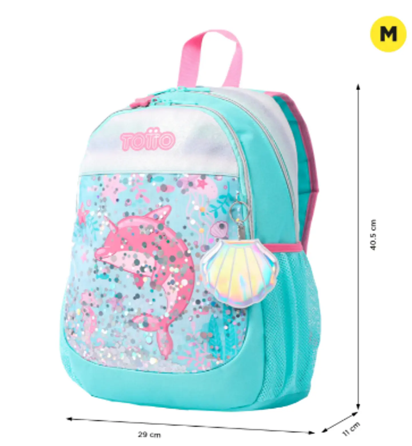 Morral Para Niña Pink Ocean M  3