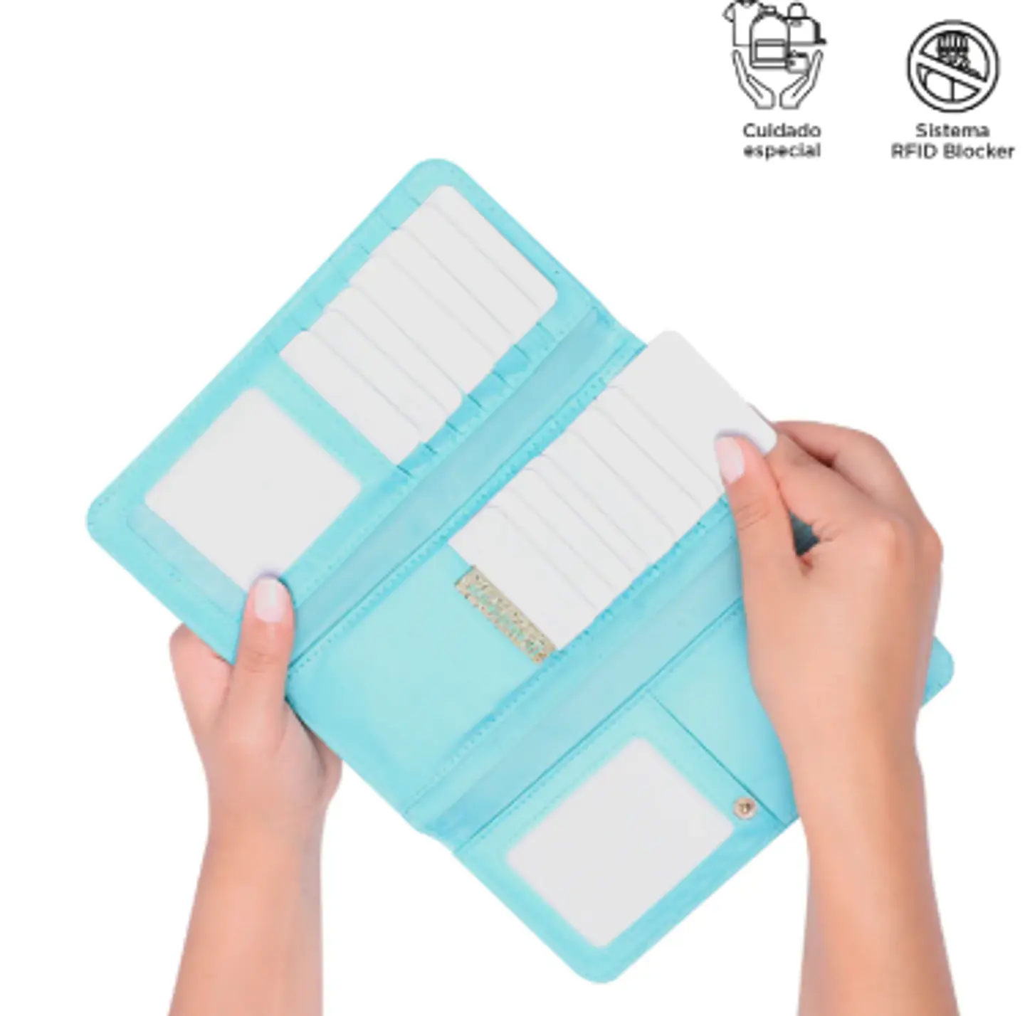 Billetera Pu Leather Rfid Subra 20