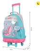 Morral Con Ruedas Rue Bomper Pink Ocean L - Miniatura 3