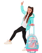 Morral Con Ruedas Rue Bomper Pink Ocean L - Miniatura 4