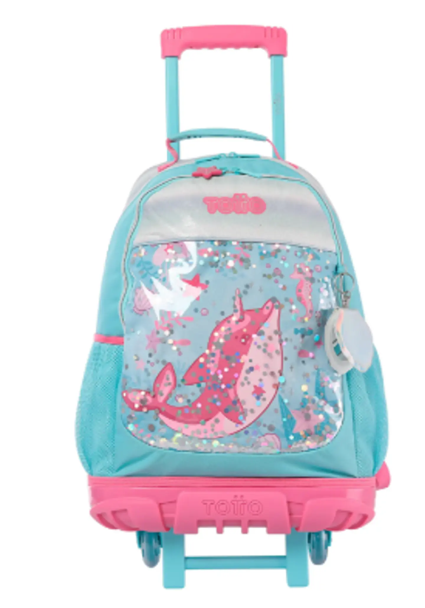 Morral Con Ruedas Rue Bomper Pink Ocean L 1