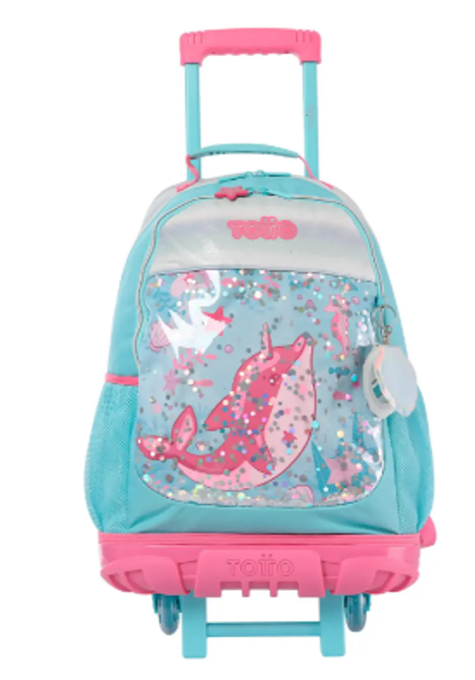 Morral Con Ruedas Rue Bomper Pink Ocean L 1