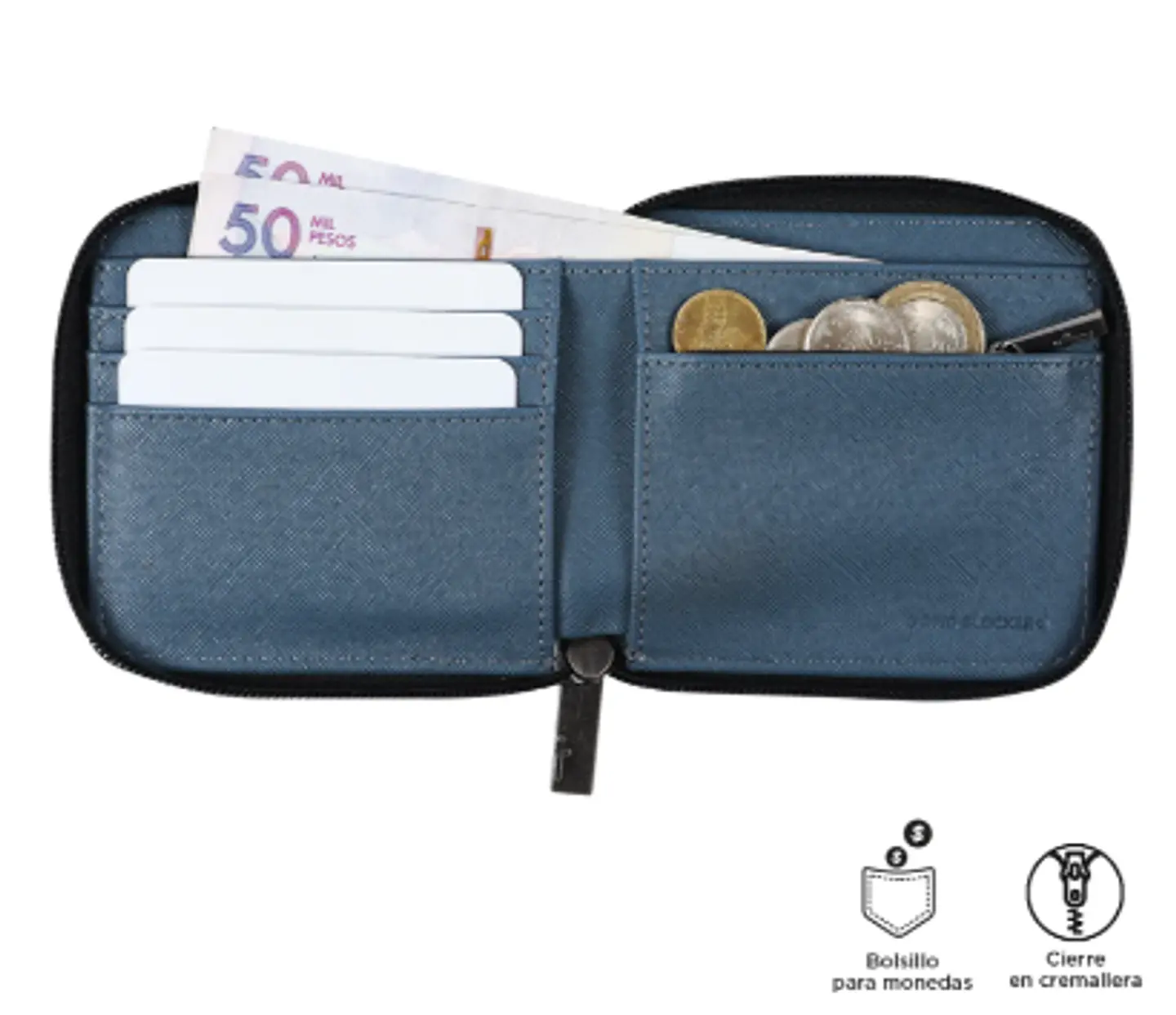 Billetera Para Hombre Dunna Mediana 9