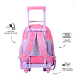 Morral Con Ruedas Niña Rue Bomper Selfie Cat M - Miniatura 7