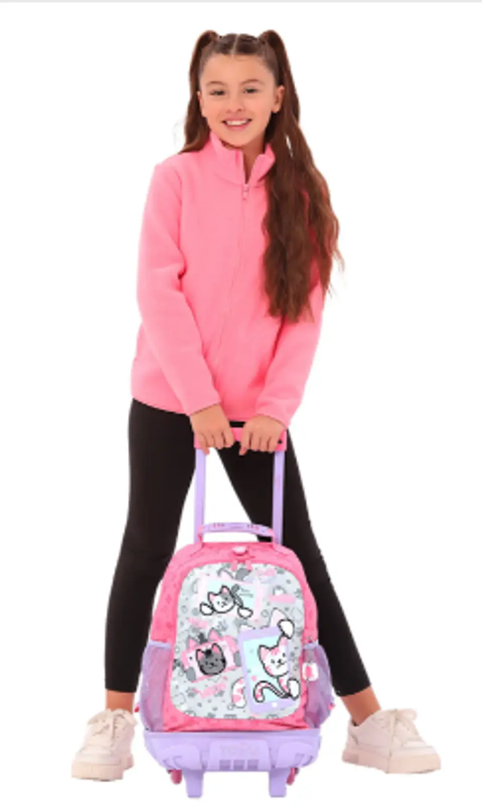 Morral Con Ruedas Niña Rue Bomper Selfie Cat M 3